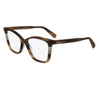 LONGCHAMP Femme LO2741 211 Montures optiques Acétate Marron Carré Normale Normale