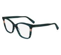 LONGCHAMP Femme LO2741 308 Montures optiques Acétate Vert Carré Normale Normale