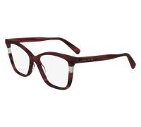 LONGCHAMP Femme LO2741 607 Montures optiques Acétate Rouge Carré Normale Normale