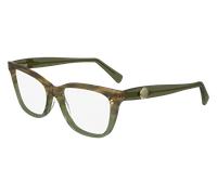 LONGCHAMP Femme LO2744 306 Montures optiques Acétate Vert Carré Normale Normale
