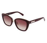LONGCHAMP Femme LO687S 604 Lunettes de soleil Plastique Bordeaux Rouge Cat Eye Ombré