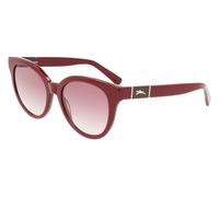 LONGCHAMP Femme LO697S 601 Lunettes de soleil Acétate Bordeaux Rouge Ronde Ombré
