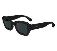 LONGCHAMP Femme LO749S 001 Lunettes de soleil Acétate Noir Cat Eye Normale Normale