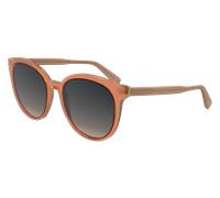 LONGCHAMP Femme LO752S 842 Lunettes de soleil Acétate Orange Ronde Normale
