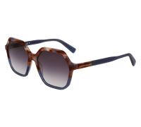 LONGCHAMP Femme LO760S 261 Lunettes de soleil Acétate Havane Carré Normale