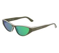 LONGCHAMP Femme LO761S 318 Lunettes de soleil Bio-inject Vert Cat Eye Normale