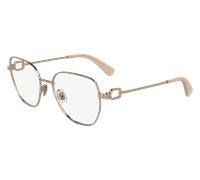 LONGCHAMP Femme LONGCHAMP LO2169 770 Montures optiques Métal Or Carré Normale