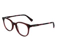 LONGCHAMP Femme LONGCHAMP LO2608 611 Montures optiques Acétate Rouge Carré Normale Photochromatique