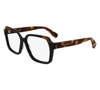 LONGCHAMP Femme LONGCHAMP LO2763 011 Montures optiques Acétate Noir Carré Normale
