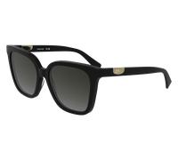 LONGCHAMP Femme LONGCHAMP LO772S 001 Lunettes de soleil Acétate Noir Papillon Normale