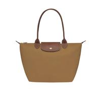 Longchamp, Femme, Sacs, Beige, Taille: ONE Size Sac en cuir Camoscio avec détails dorés