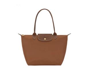 Longchamp, Femme, Sacs, Brun, Taille: ONE Size Le Pliage Green Bolso de hombro L
