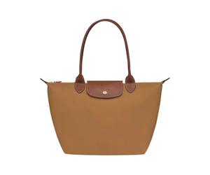 Longchamp - Le Pliage Original Sac porté épaule M - Femme - Sacs - Brun - Taille: ONE Size