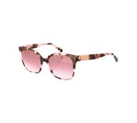 LONGCHAMP Femme LO657S 619 Lunettes de soleil Plastique Havane Marron Carré Normale Ombré
