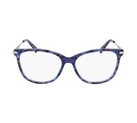 Longchamp, unisex, Accessoires, Bleu, Taille: 54 MM Montures de Lunettes Texturées Bleu/Gris