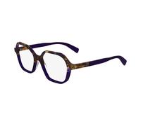Longchamp, unisex, Accessoires, Brun, Taille: 51 MM Monture Lunettes Violet/Havane