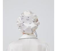 LONGDONG HOMEONE bonnet de douche femme et réutilisable,bonnet de douche doublé de satin avec cordon élastique réglable, EVA, lot de 1. (beaucoup de chats)