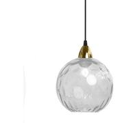 LONGDU Lustre en Verre LED, Mini Suspension Vintage, Lampe Suspendue Simple et créative à Base E27, for îlot de Cuisine, Salle à Manger, Chambre à Coucher, Couloir, Bar, Salon (Color : 3)