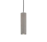 LONGDU Lustre Industriel LED en béton et Ciment, Petite Lampe Suspendue Simple et créative, Hauteur réglable, for Cuisine, îlot, Salle à Manger, Chambre à Coucher, Couloir, Bar, Salon (Color : White