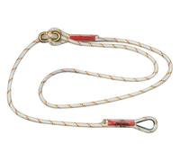 Longe 3M PROTECTA, longueur : réglable jusqu'à 1,85 m, corde à âme 10,5 mm, boucle et cosse, pas de mousquetons, 1,8 m x5 morceau