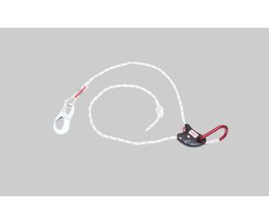 Longe 3M PROTECTA Trigger pour le positionnement au poste de travail, longueur : réglable jusqu'à 2,0 m, corde à noyau 10,5 mm , poids max. de l'utilisateur 140 kg, mousqueton à une main + mousqueton 