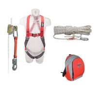 Longe 3M PROTECTA Trigger pour le positionnement au poste de travail, longueur : réglable jusqu'à 4,0 m, corde à noyau 10,5 mm , poids max. de l'utilisateur 140 kg, mousqueton à une main + Trilock, 4,