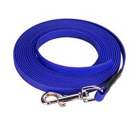 longe biothane plate 13 mm - bleu roi - 4,75 m - avec poignée - jokidog