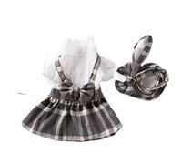 Longe Chien Accessoires De Vêtements pour Chiens Collier De Chien pour Petit Animal Plaid pour Chiens Harnais pour Chien De Taille Moyenne Ceinture Chien(44cm)