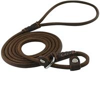 Longe Chien Chaîne Chien Laisse Slip Collier Pet Marche Conduit en Cuir Véritable Chien Corde Chiot Traction pour Chiens Ceinture Chien