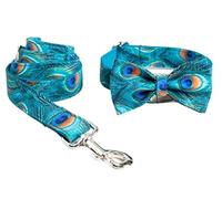 Longe Chien Collier de Chien Confortable fête Mariage Vacances Cou Cravate Collier Collier Fournitures pour Animaux de Compagnie Ceinture Chien(56-62cm)