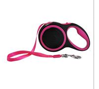 Longe Chien Corde De Traction Corde Rétractable Marche Artefact Chaîne pour Chiens De Petite Et Moyenne Taille Ceinture Chien(Rosa,5m)