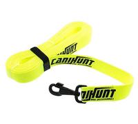 Longe Chien Hunter Sangle Plate Polyester 30mn de Largeur et 3mm d'épaisseur Jaune (10 ML)