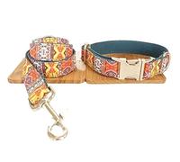 Longe Chien Style Bohème Collier Laisse Réglablecoton Fait À La Main Collier De Chien Décor Chats Chien Collier Collier Laisse Ceinture Chien(23-30cm)