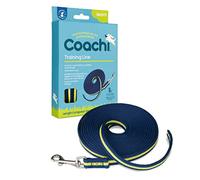 Longe d’éducation Coachi 5m | Rappel, Socialisation et Éducation Positive | Laisse Longue pour le Rappel et l'Exploration en Extérieur | Sangle Rembourrée Douce | Longe Légère pour Chiots et Chiens