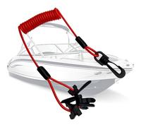 Longe De Bateau Hors-bord - Bouton D'arrêt Urgent Du Moteur Du Moteur, Attache De Cordon D'arrêt De Sécurité Pour Moteurr Bateau Hors-bord De Sécurité Étanche Avec Bouton De Lanière À 7 Touches, Att