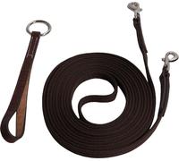 Longe de cheval avec boucle rotative à déclic Sangle pour vaches Poignée confortable longue corde d'entraînement pour la marche quotidienne