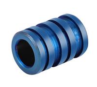 Longe de couteau, pendentif de perles de couteau en alliage de titane TC4 pour lanière extérieure paracord cordon de parachute grande taille(bleu)