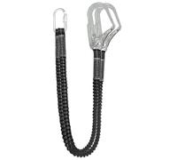 Longe de protection contre les chutes, longe de harnais sécurité élastique à double crochet 25 kn, harnais sécurité absorbant les chocs pour l'alpinisme en plein air, l'escalade, la toiture, le