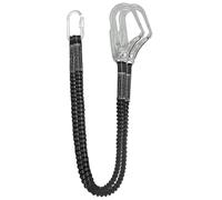 Longe de protection d'automne, lanière de harnais sécurité élastique à double crochet 25KN, harnais sécurité absorbant les chocs pour l'alpinisme en plein air, l'escalade, la toitu