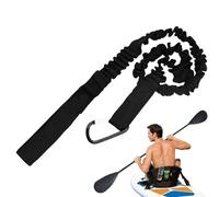Longe de sécurité enroulée - Corde à pagaie Extensible | Attache Flexible Robuste pour empêcher Les Accessoires de Tomber, Kayak, plaisanciers, pêcheurs, Marins, Chevrons, surfeurs, Voyages