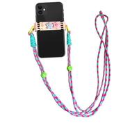 Longe de téléphone - Collier de téléphone Portable - La Sangle de la Coque de n'irrite Pas la Peau, Clip arrière réglable, Style Mignon pour Smartphone, Portable.