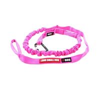 Longe de traction caniVTT opale small I-DOG ALM Rose 240 cm