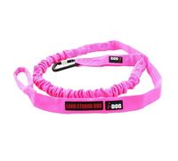Longe de traction caniVTT opale strong I-DOG ALM Rose 240 cm
