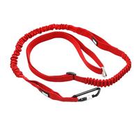 Longe de Traction Confort Trek I-DOG (Marque Française) réglable 178/235cm Rouge, canicross, cani randonnée, cani Jogging, cani Trail, Utilisation Sportive ou Loisirs pour Courir avec Son Chien.