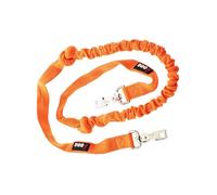 Longe (Laisse) pour Chien de Traction Canicross Cani-Jogging avec Amortisseur One, Marque Française I-DOG (Orange)
