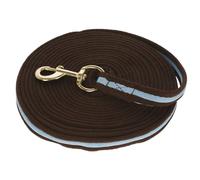 Kerbl Longe de travail pour cheval 8 m Brun/Bleu clair 1 unité