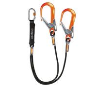 Longe double avec absorbeur d'energie et mousquetons Neofeu