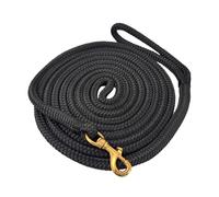 Longe en nylon pour chevaux | Longue ligne de fixation pour cheval - Corde équine douce et confortable pour une utilisation quotidienne dans une grange, une ferme, un pâturage, une écurie, une école