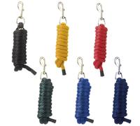 Longe en nylon tressé et mousqueton en laiton Tattini Bleu TU