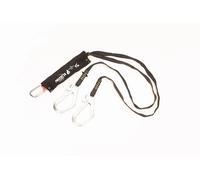 Longe en Y 3M PROTECTA Pro résistante à la chaleur avec absorbeur d'énergie à bande, longueur : 1,5 m, résistante à la chaleur jusqu'à 371 °C, mousqueton en acier AJ514 Twist-Lock ouverture 17 mm et 2